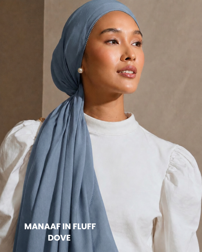 Fluff Shawl – Dove